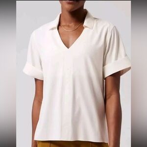 Athleta Nothbound Top Collar Size Medium
